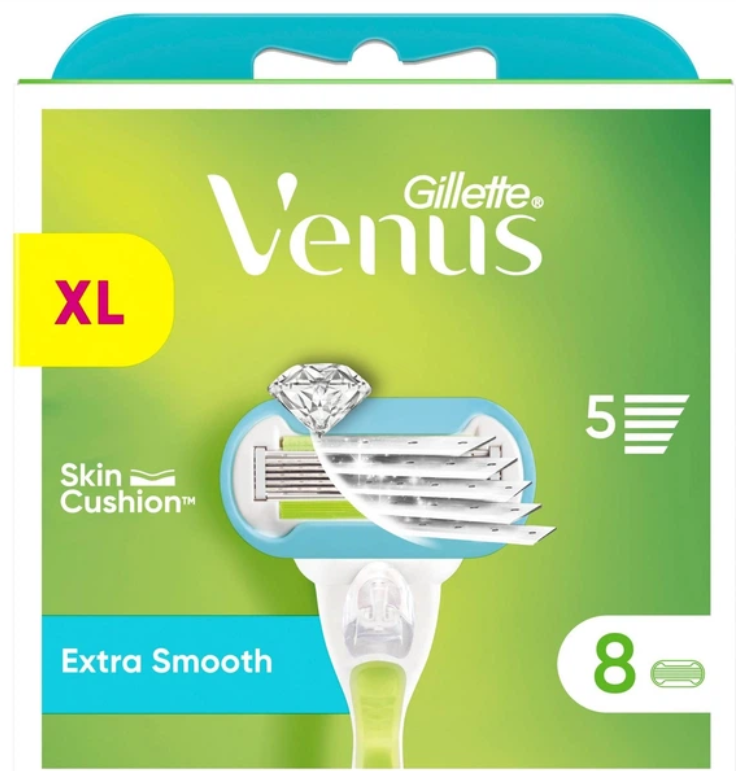 Сменные кассеты для бритья женские Gillette Venus 3 Smooth 8 шт. (5452114)