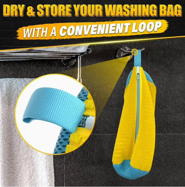 Чехол для стирки детской обуви в стиральной машине с защитными вставками в стиральной машине (1812) - фото 5