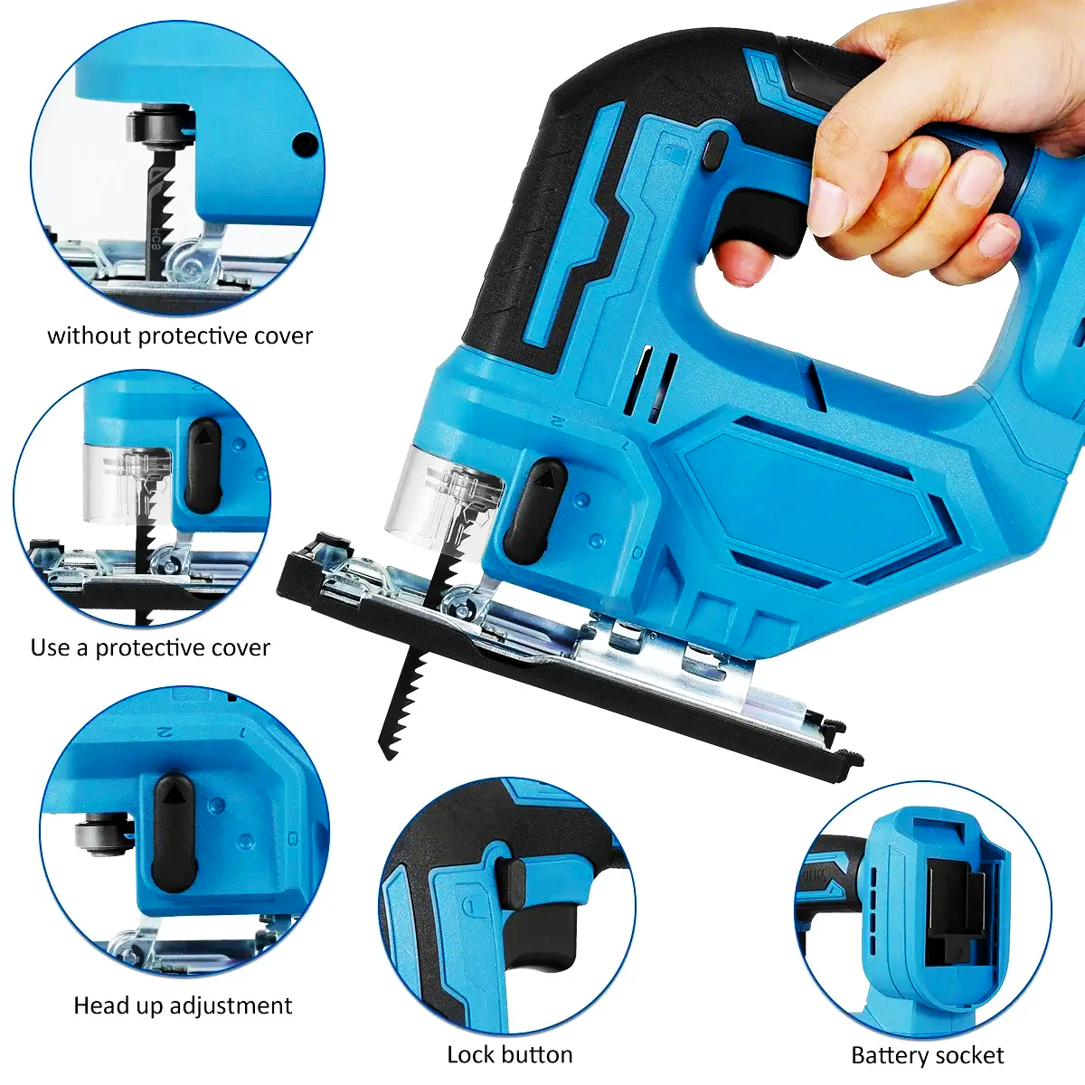 Лобзик акумуляторний Lithium 2хАКБ у валізі (23470956) - фото 2