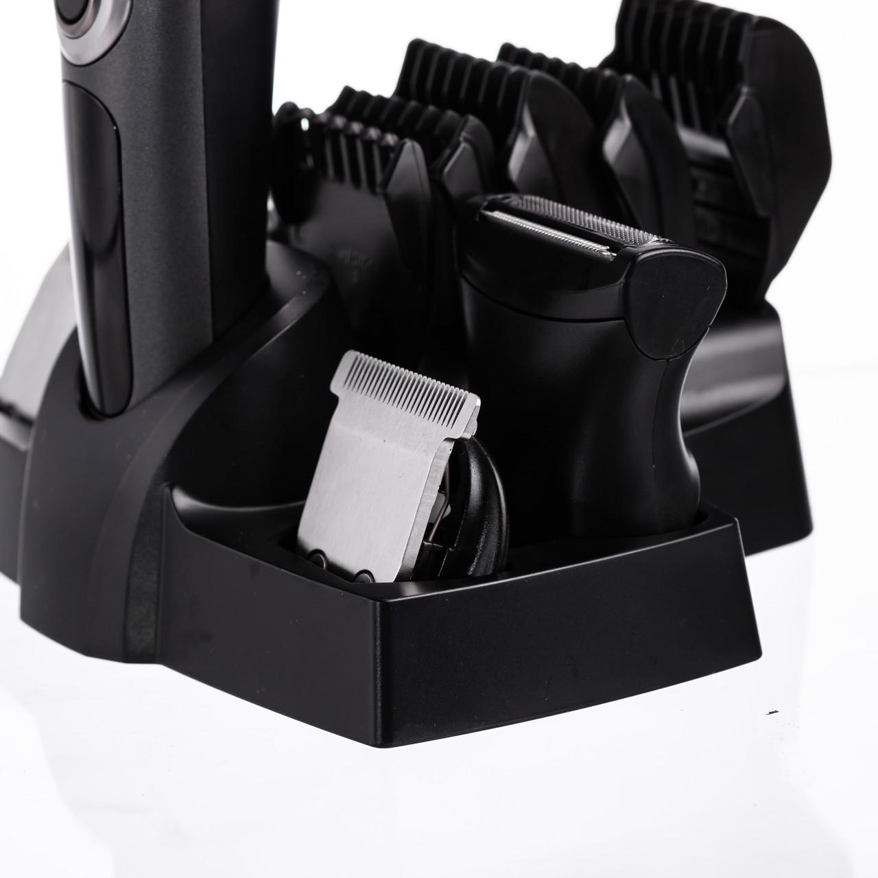Набор для стрижки VGR V-105 волос 5в1 машинка/триммер/бритва (7360) - фото 12