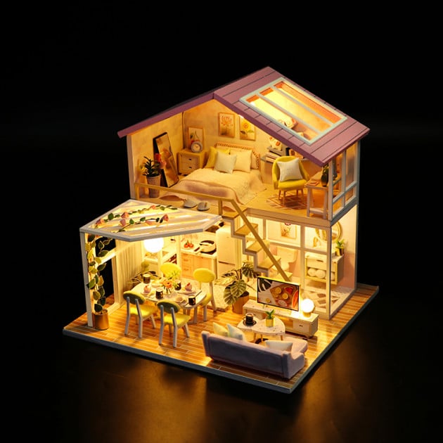 3D Румбокс CuteBee Sweet Time DIY DollHouse (M2001) - фото 7