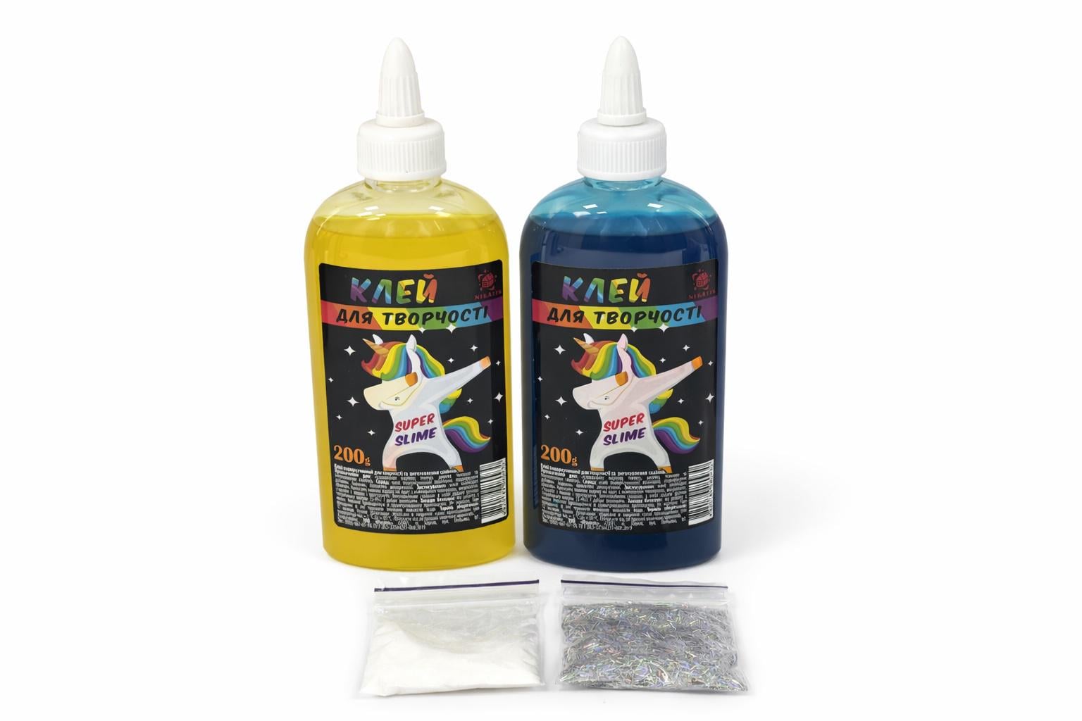 Набір для створення слайма клей 2 шт./тетраборат натрію 20 г
