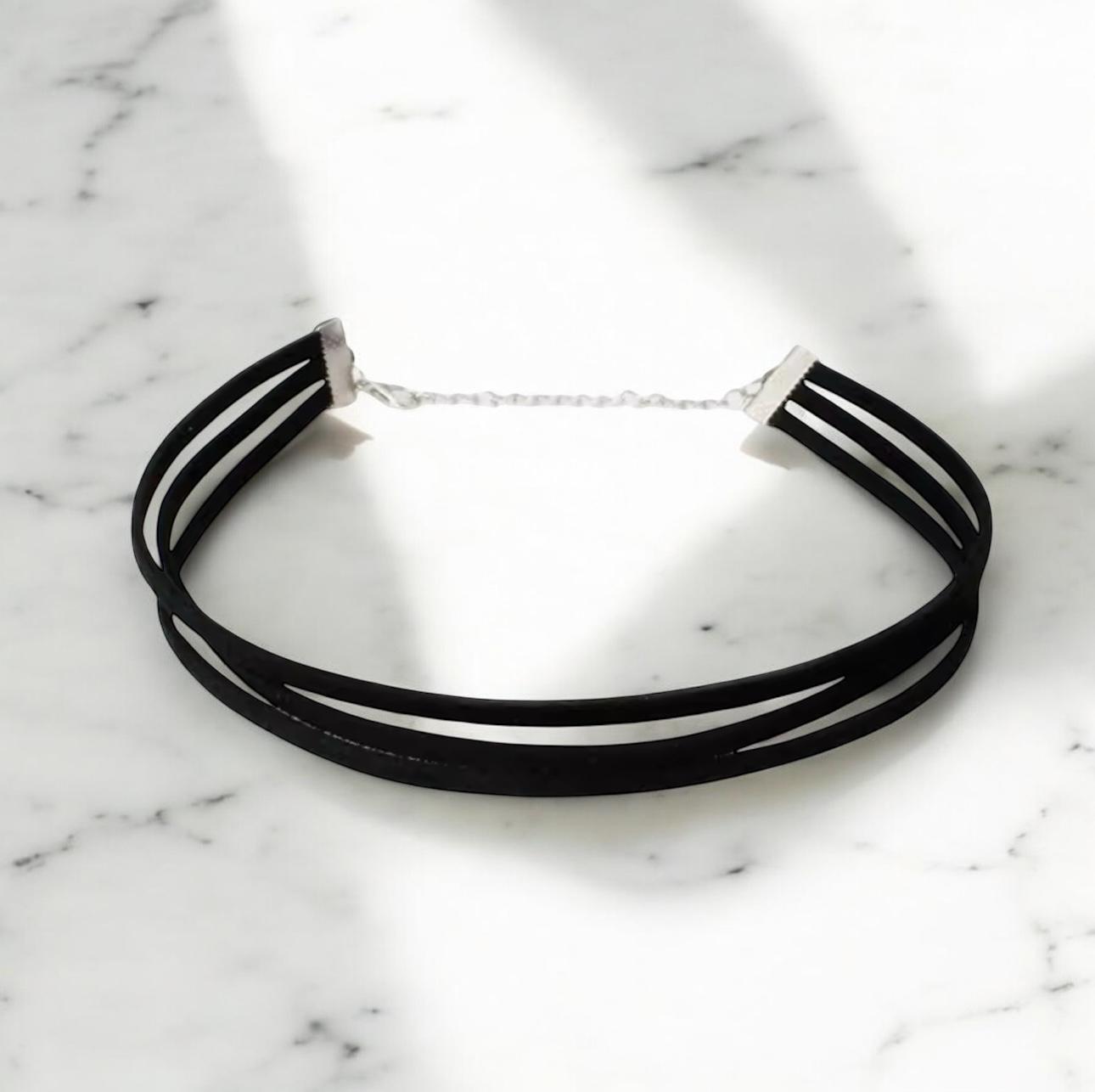 Чокер Mirshine Lines Black  (23019) - фото 1