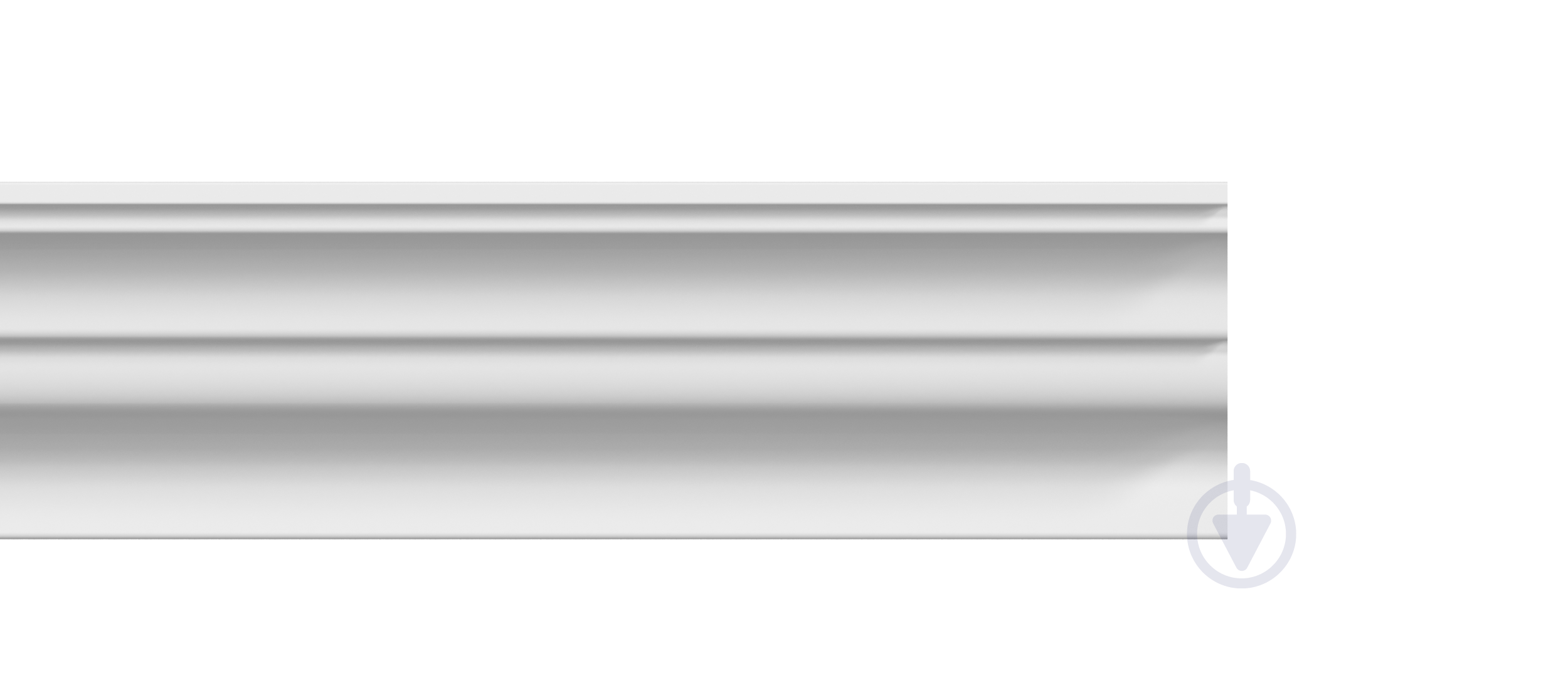 Плинтус потолочный Dobra Sprava BG130/18 гладкий экструдированный 90х90х2000 мм (BG130/18)