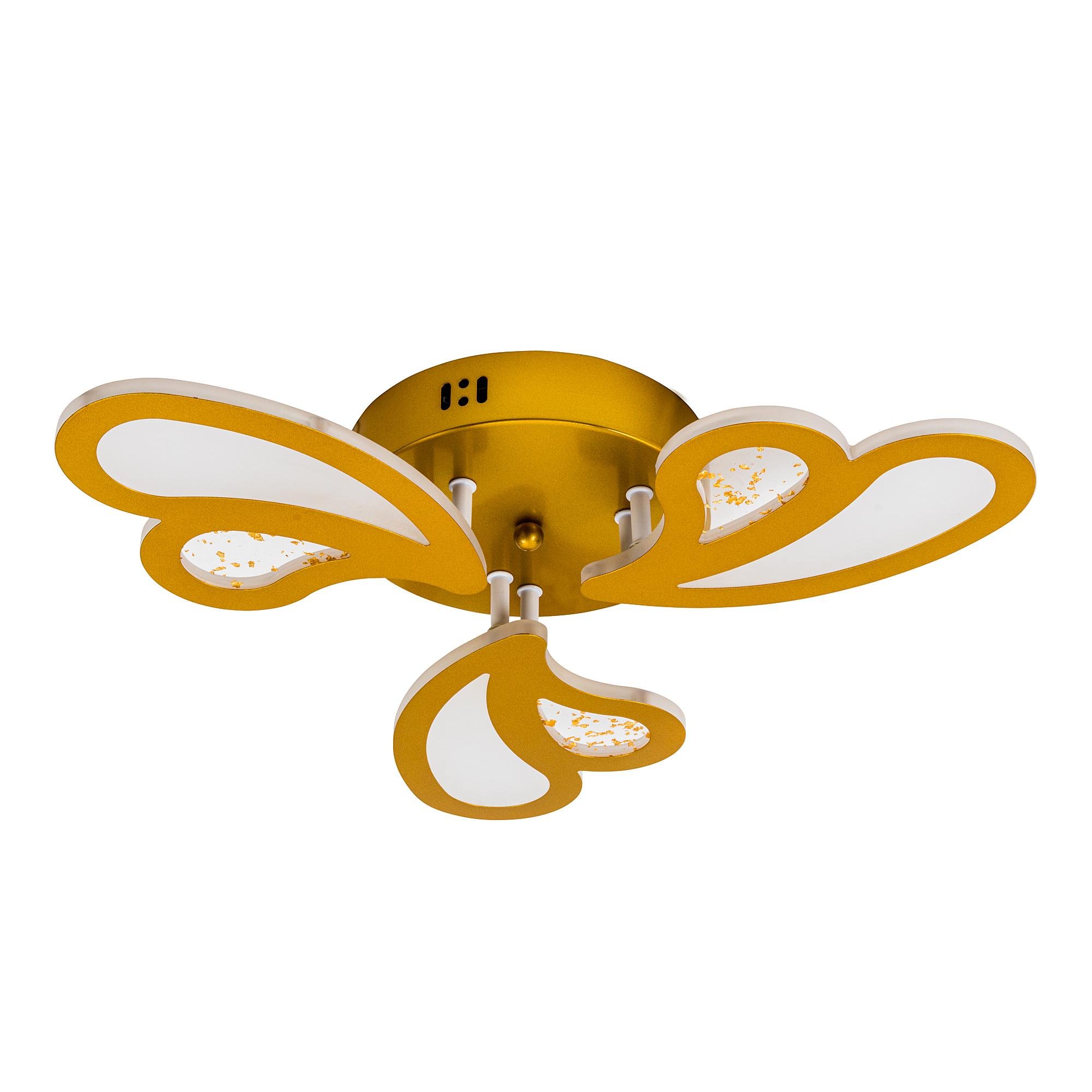 Люстра светодиодная акриловая Valeso V K39979-3 GD с пультом