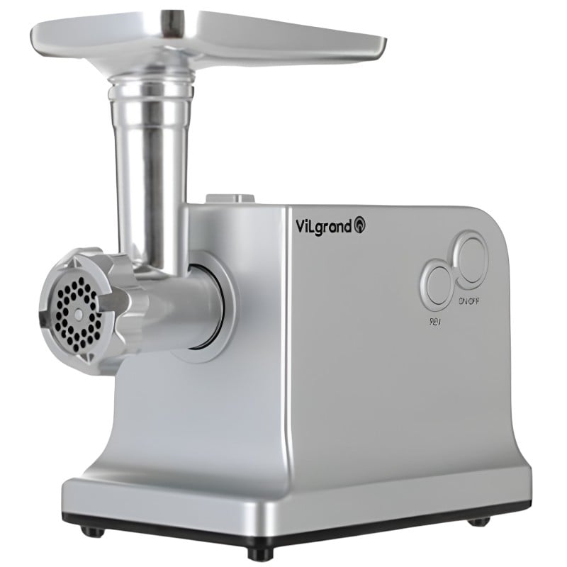 Мясорубка электрическая VILgrand V221-PMG 2200 Вт Silver (tf7323)