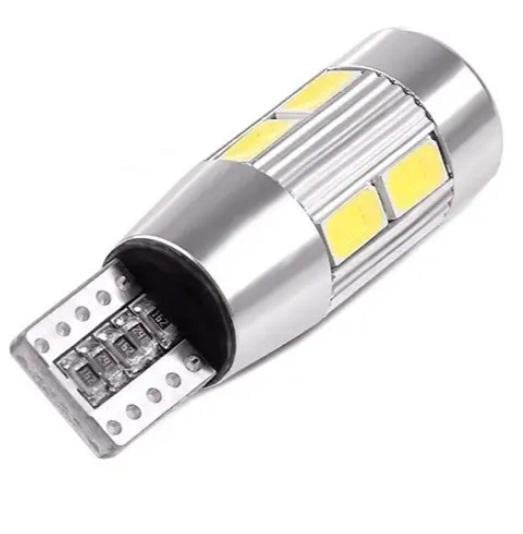 Автомобільні лампи LED комплект з обманкою T10 W5W 10 SMD 5630 Canbus 2 шт. Біле світло (312597)