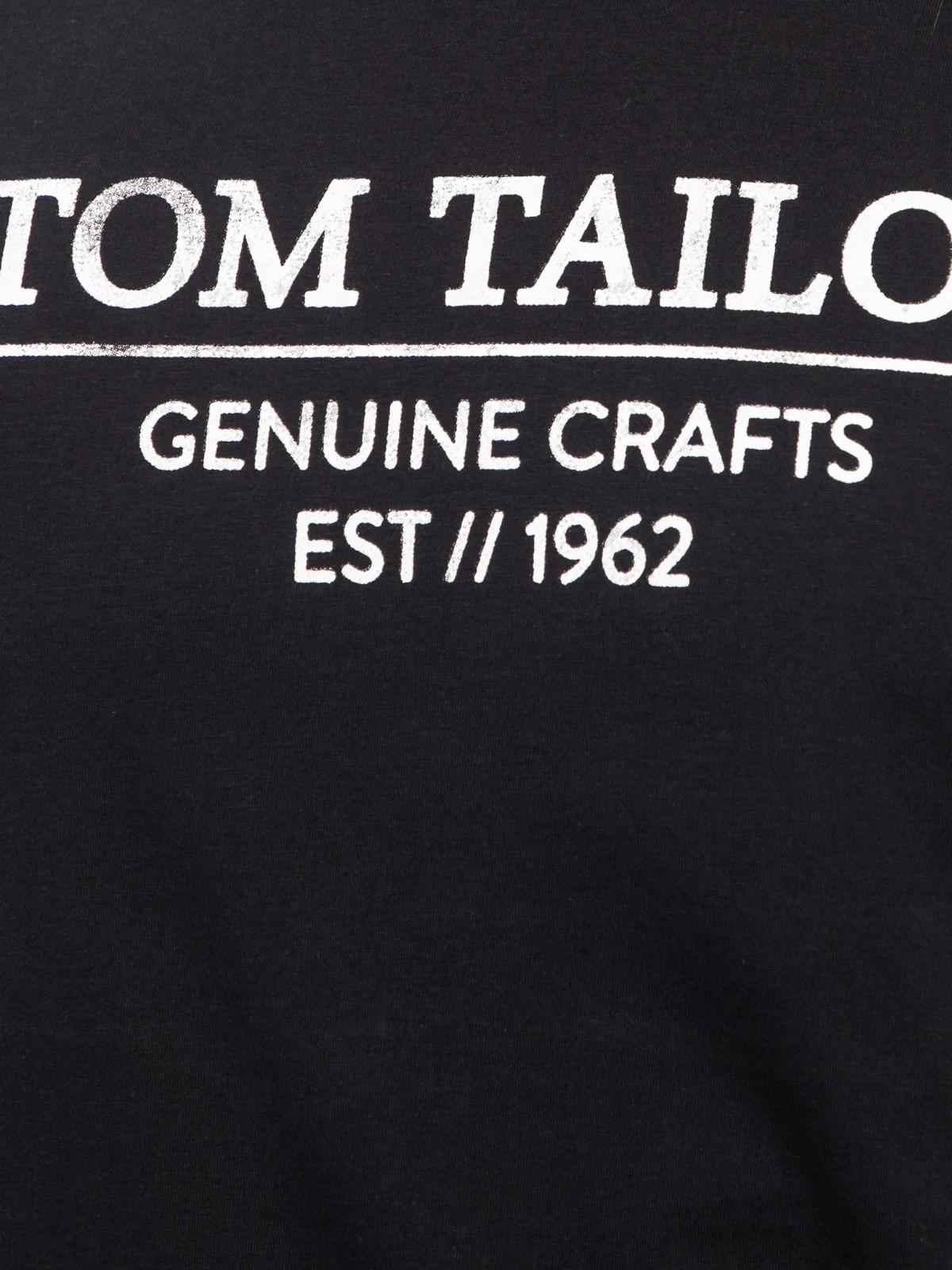 Футболка чоловіча Tom Tailor Темно-синій (1021229-10668) - фото 3 Футболка чоловіча Tom Tailor Темно-синій (1021229-10668) - фото 3