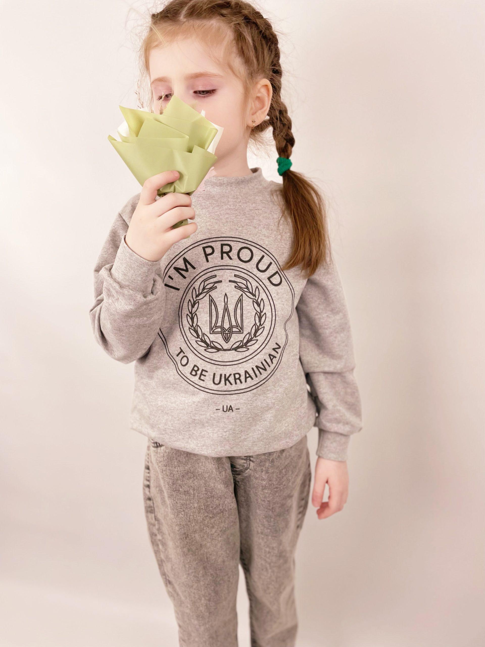 Свитшот детский Носи свое Family look 134 см Серый (6344-Т-v8)