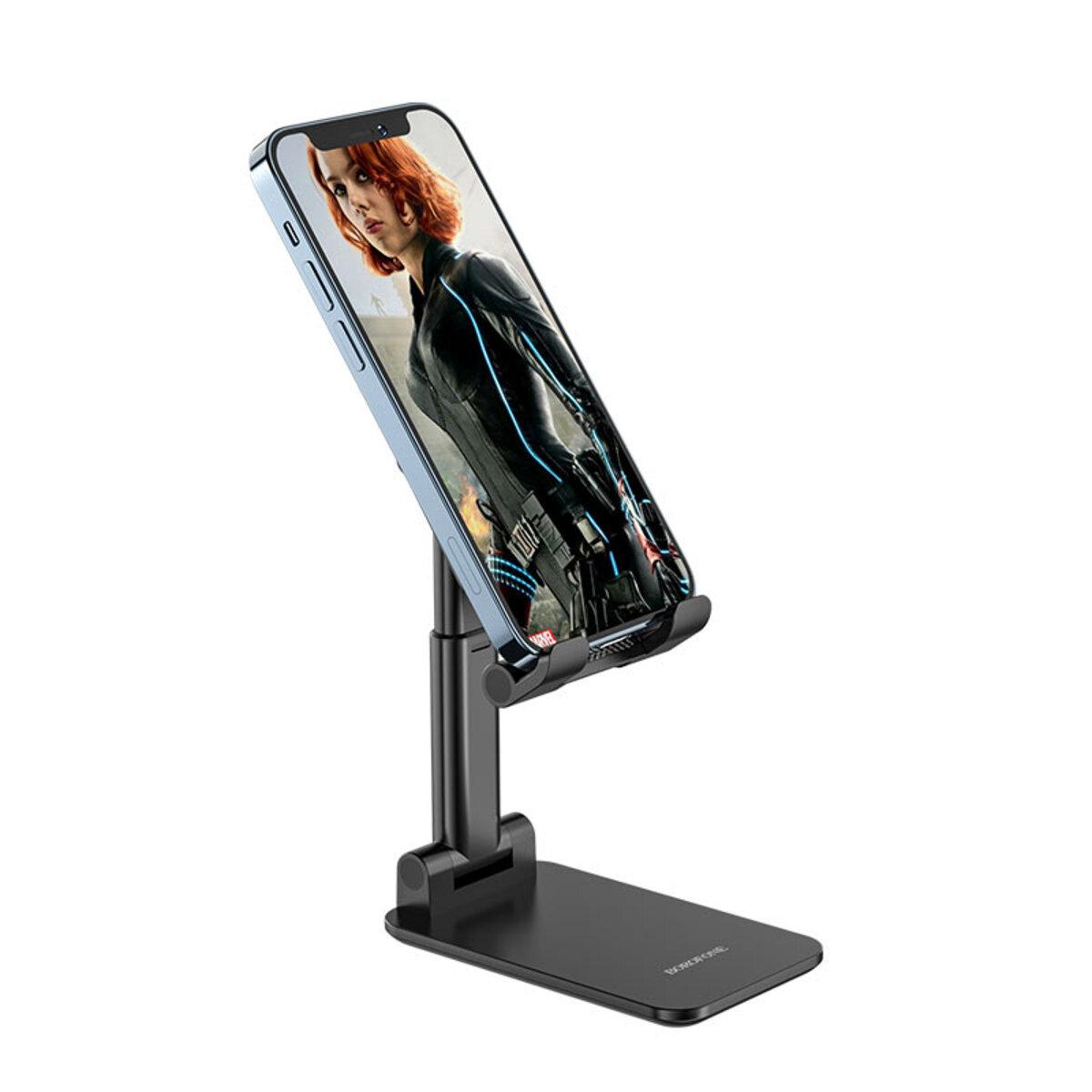 Тримач для телефона настільний Borofone BH42 Lite Star folding Desktop stand Black (6974443381429)