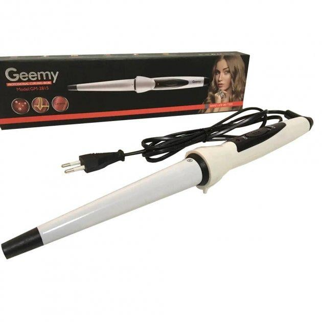 Плойка для волосся конусна керамічна Geemy GM-2815 (27419188) - фото 2 Плойка для волосся конусна керамічна Geemy GM-2815 (27419188) - фото 2