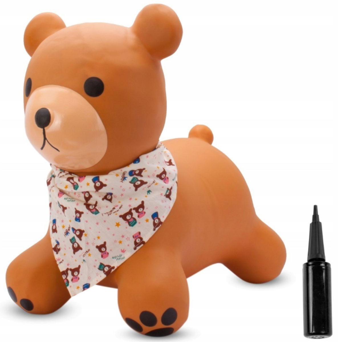 Детский джемпер резиновый надувной с насосом и банданой TEDDY (100843)