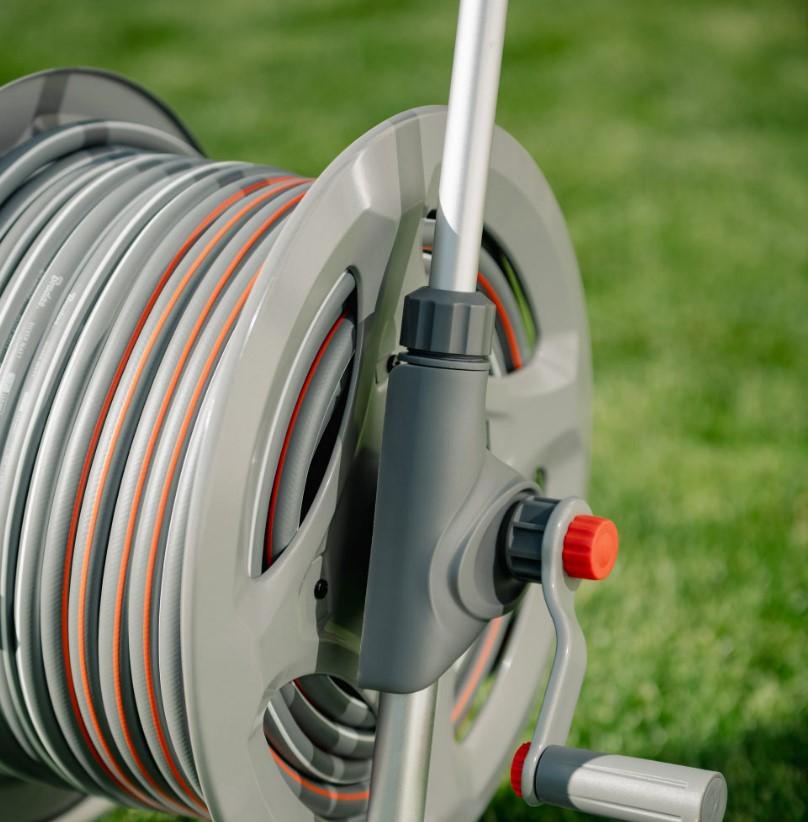 Візок металевий зі шлангом Bradas W Line 1/2" 20 м та аксесуарами комплект для поливу SILVER PRO SET White (WL-AG33320SET1) - фото 3