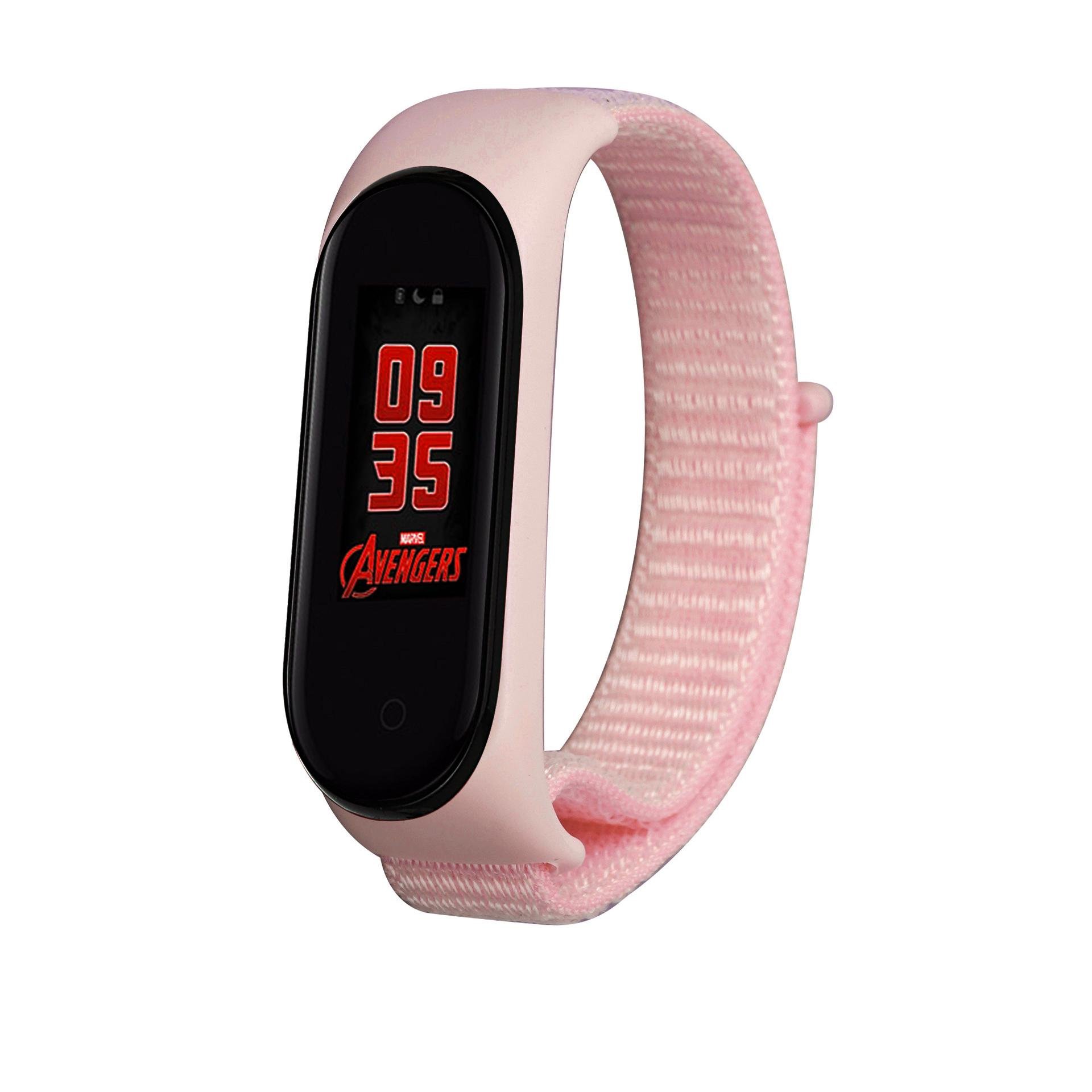 Ремінець Nylon Style BeCover для Xiaomi Mi Smart Band 5 Pink (705428)