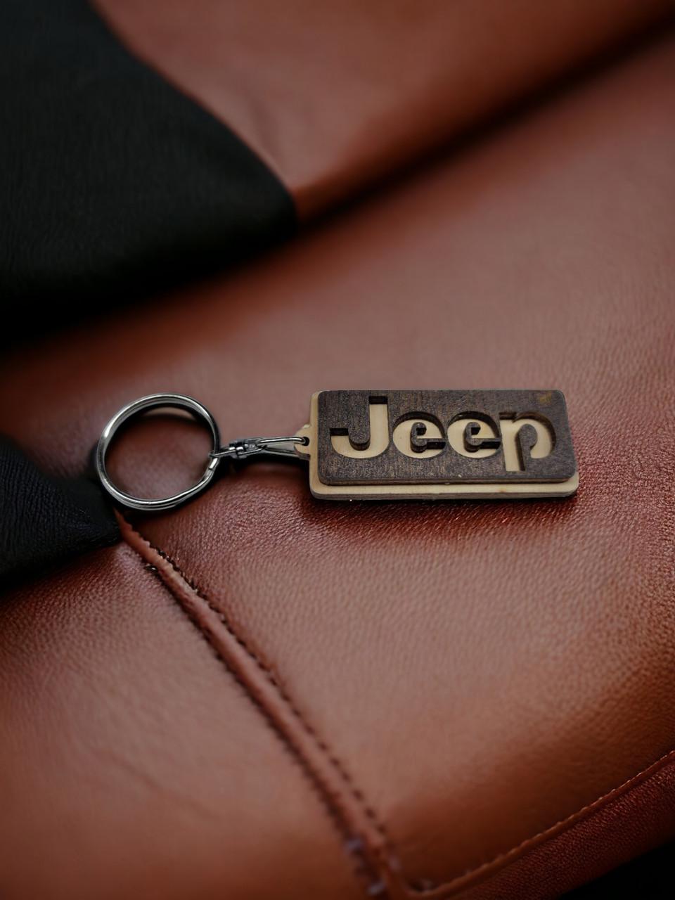 Брелок для автомобиля из дерева Jeep (2226817468)
