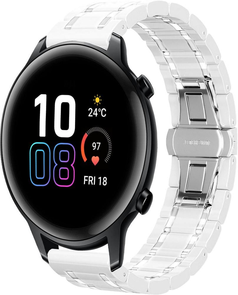 Ремінець керамічний Ceramo для Honor Magic Watch 2 42 мм White (28743-29) Ремінець керамічний Ceramo для Honor Magic Watch 2 42 мм White (28743-29)