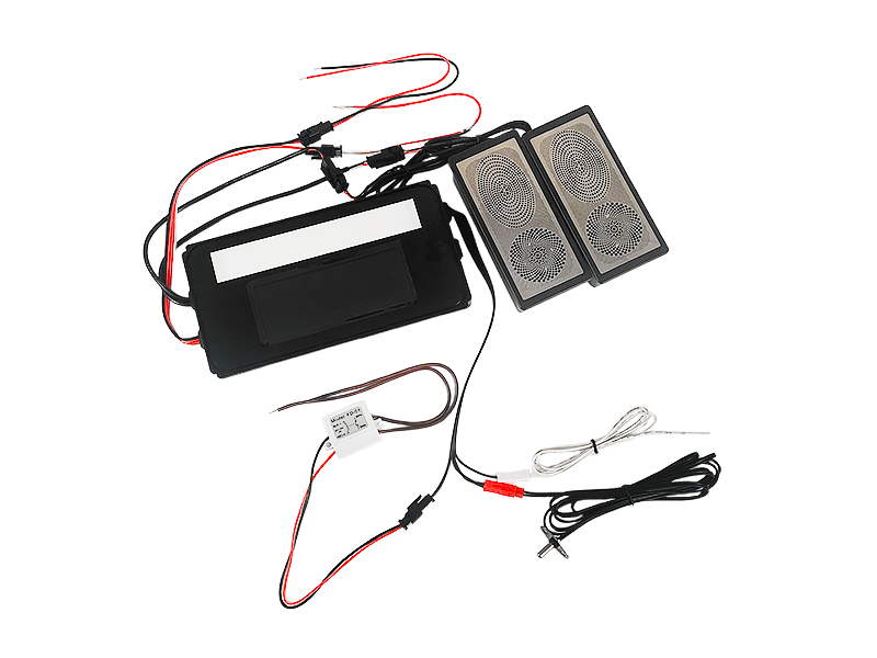 Сенсорный выключатель для зеркал ZX-01 6 клавиш 65W Defogger dimmer 12-24V + реле 220V FM-радио / 2 динамика Сенсорный выключатель для зеркал ZX-01 6 клавиш 65W Defogger dimmer 12-24V + реле 220V FM-радио / 2 динамика