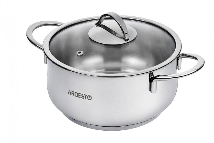 Кастрюля Ardesto BLACK MARS 4,3 л (AR0743S) Кастрюля Ardesto BLACK MARS 4,3 л (AR0743S)