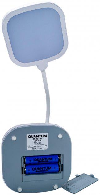 Лампа настільна Quantum Verona QM-TL1061 3,5W 450lm 4100К з Power Bank 3000mAh (12698017) - фото 8