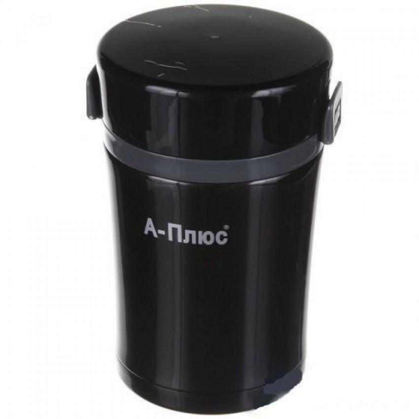 Термос пищевой A-PLUS 1669 с контейнерами из нержавеющей стали 1 л Black (1580100054) - фото 2 Термос пищевой A-PLUS 1669 с контейнерами из нержавеющей стали 1 л Black (1580100054) - фото 2