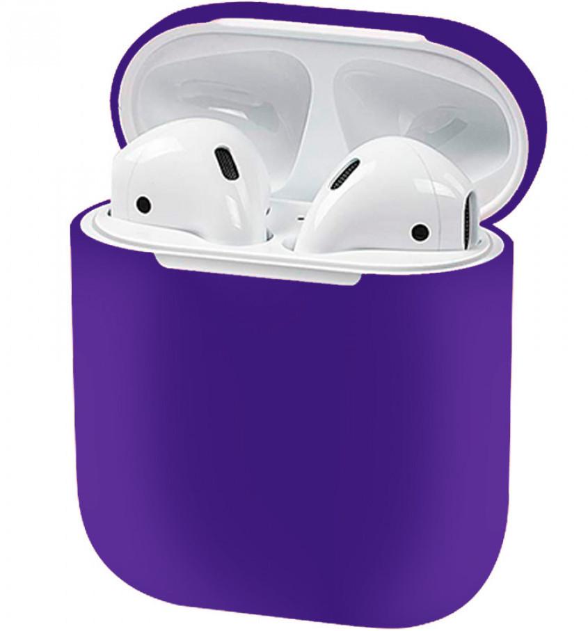Силиконовый чехол для наушников Silicone Case for AirPods, Ultra Violet