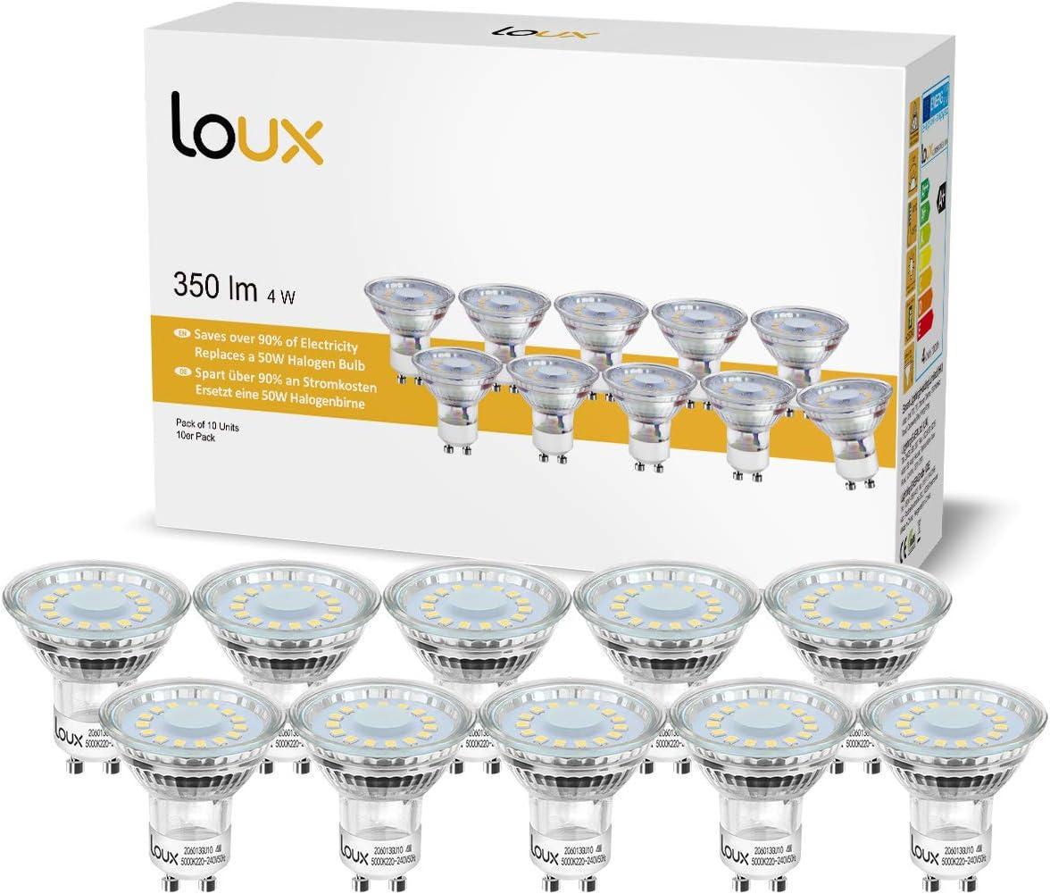 Світлодіодні лампочки LOUX 4W GU10 10 шт. (X0010665WN)