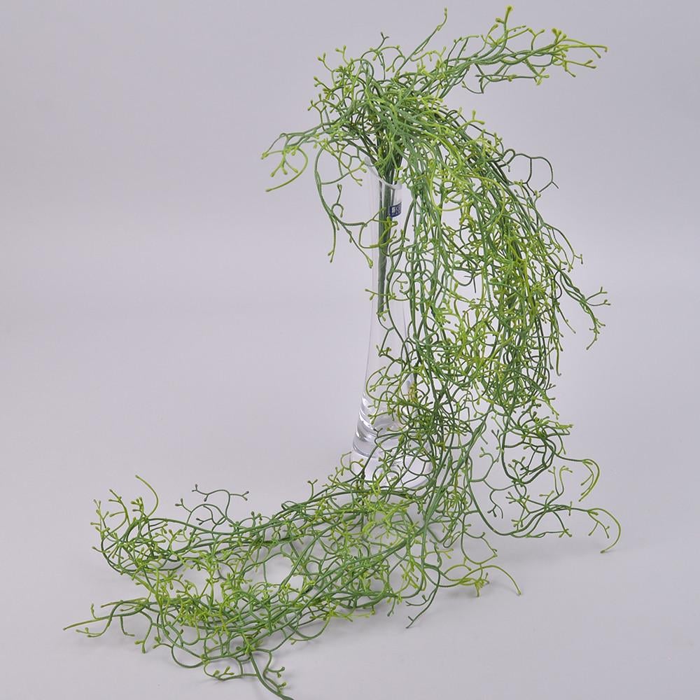Трава свисающая искусственная покрученная Зеленый (4529-2)