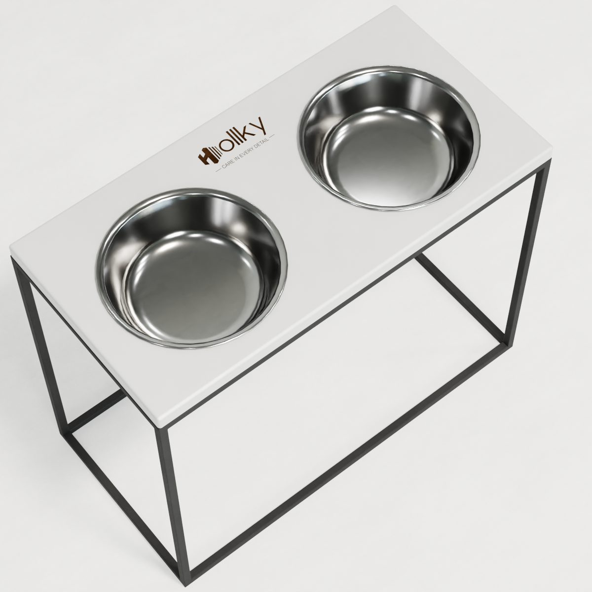 Миски на подставке для больших собак Hollky Base XL20 2х1,8 л (BXL40-522640-GRWH) - фото 5 Миски на подставке для больших собак Hollky Base XL20 2х1,8 л (BXL40-522640-GRWH) - фото 5
