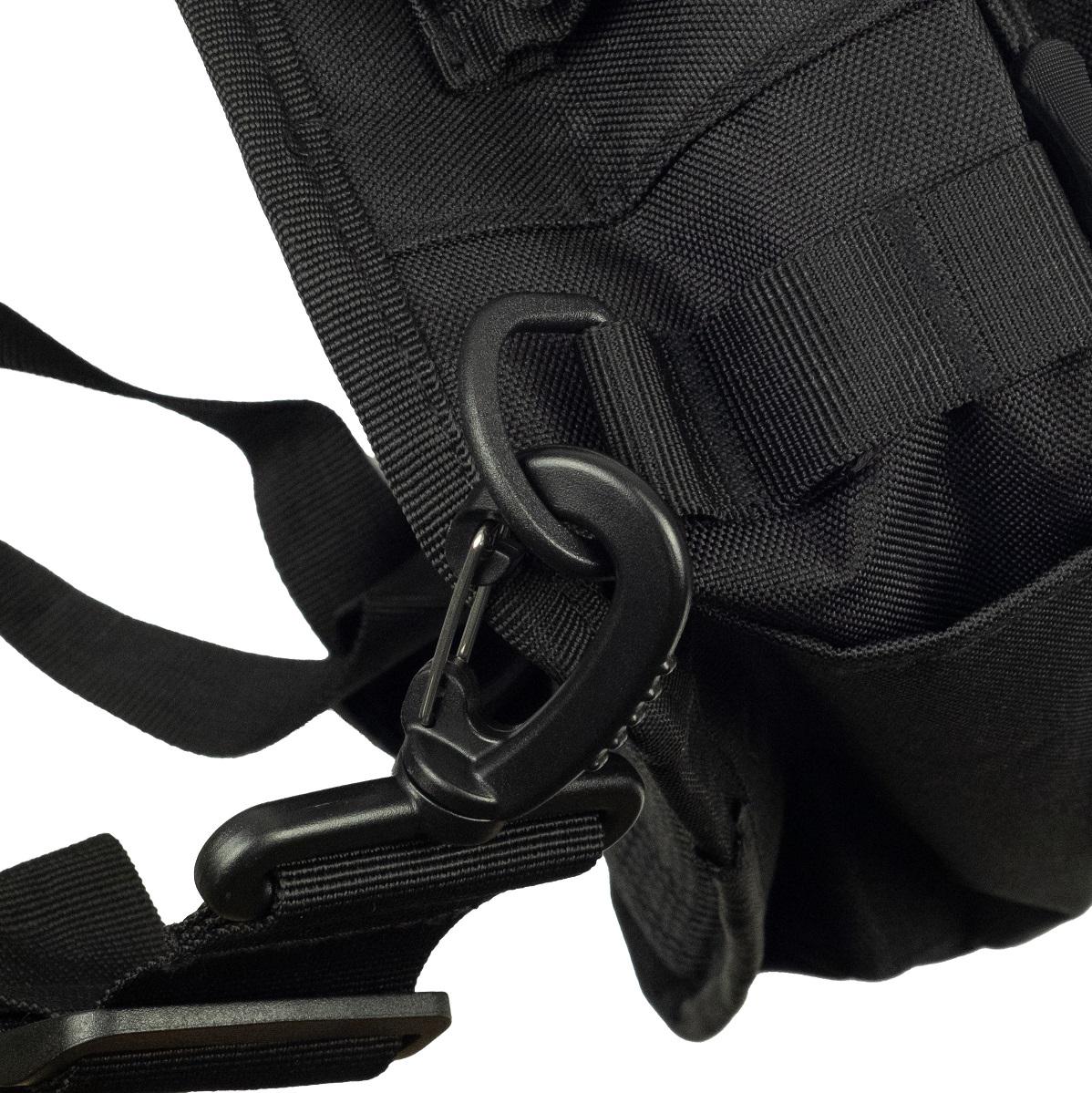 Сумка через плече Tribe Sling Pack 6,5 л Чорний (T-IE-0003-black) - фото 14