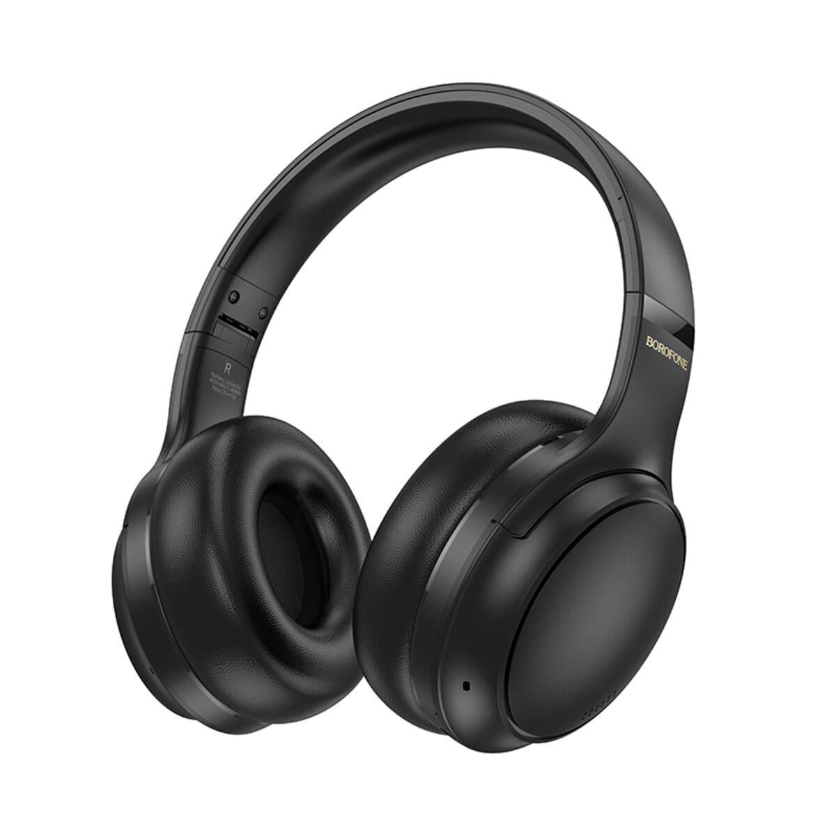 Навушники бездротові Borofone BO29 Plus Alegre Active Noise Reduction BT5.4 Headphones 400 mAh Black (6941991116056)