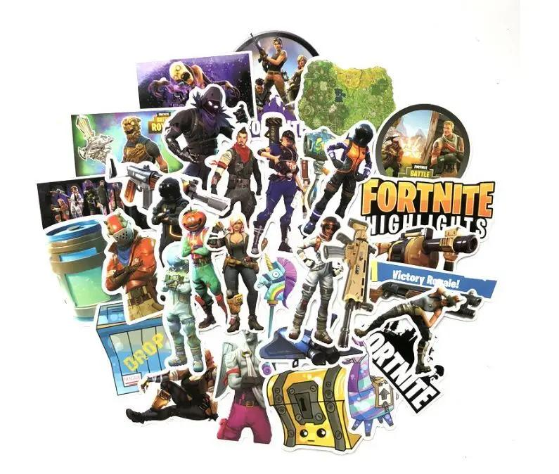 Набор наклеек Fortnite Фортнайт для гаджета/телефона/авто 20 шт. (10099)