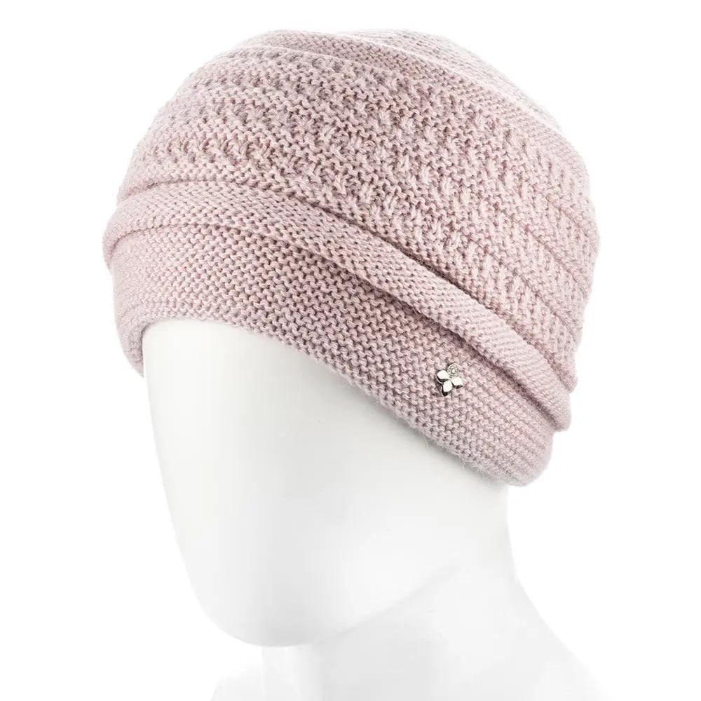 Шапка женская шерстяная Zolly ZH255 one size Светлый пудровый