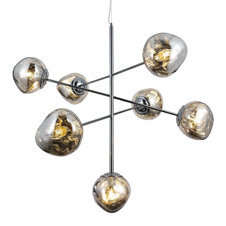 Люстра подвесная 793CH01-7 CH 180 E27 с 7 необычными плафонами Хром - фото 3 Люстра подвесная 793CH01-7 CH 180 E27 с 7 необычными плафонами Хром - фото 3