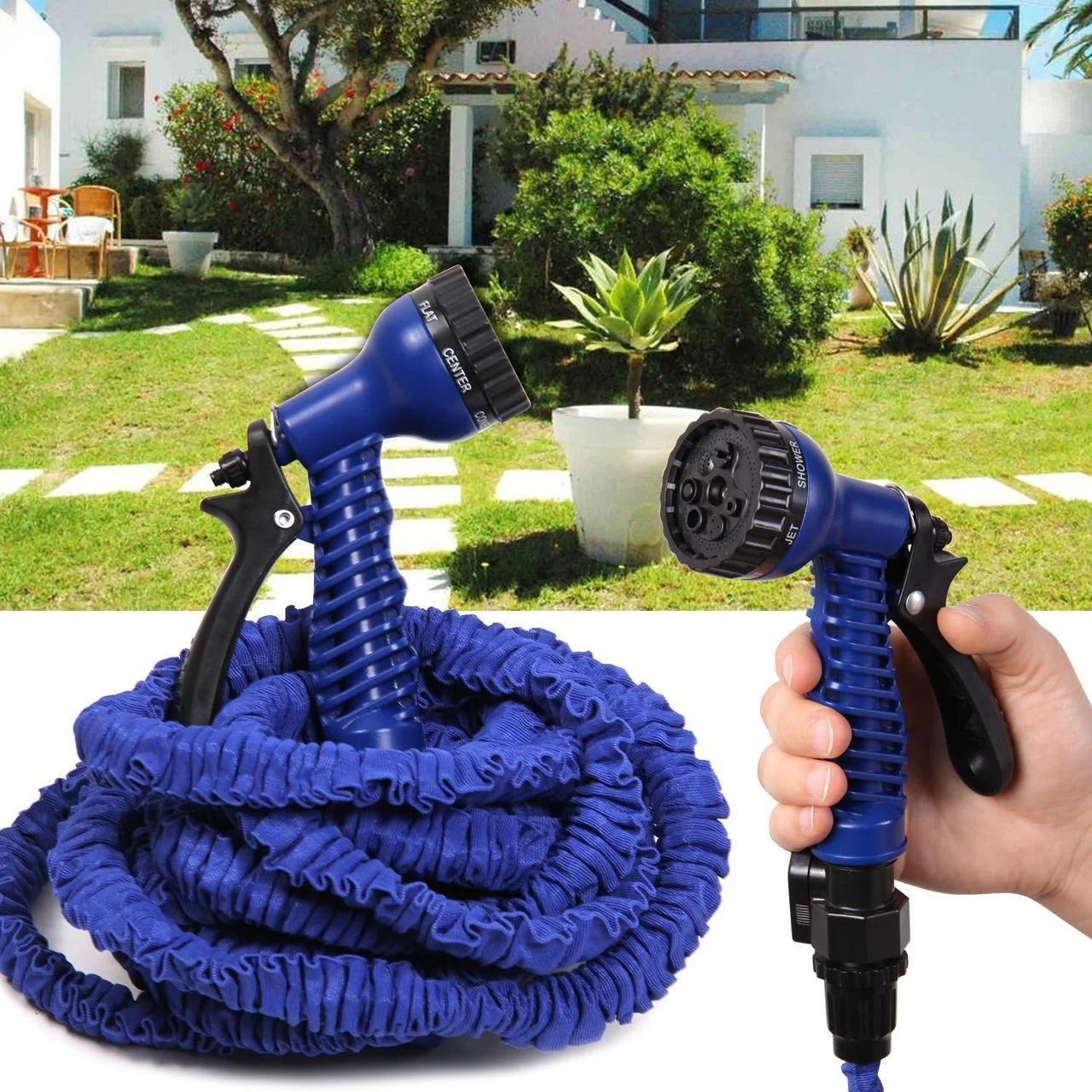 Шланг для поливу садовий Workpro Magic Hose 30 м 100FT 3/4 Синій (UKR-100FT/4U) - фото 5 Шланг для поливу садовий Workpro Magic Hose 30 м 100FT 3/4 Синій (UKR-100FT/4U) - фото 5