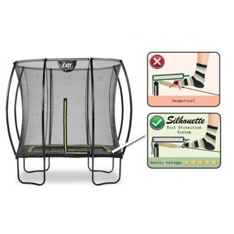 Батут Exit Toys Silhouette 214х305 см Черный - фото 4 Батут Exit Toys Silhouette 214х305 см Черный - фото 4