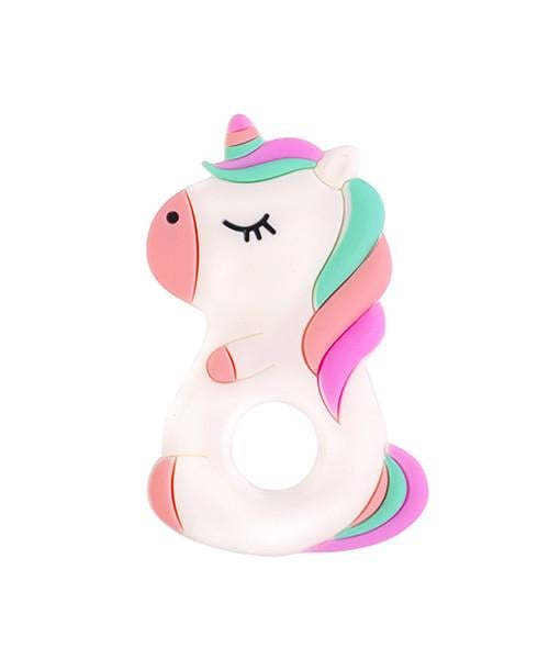 Прорезыватель Baby team Единорожки от 4 месяцев