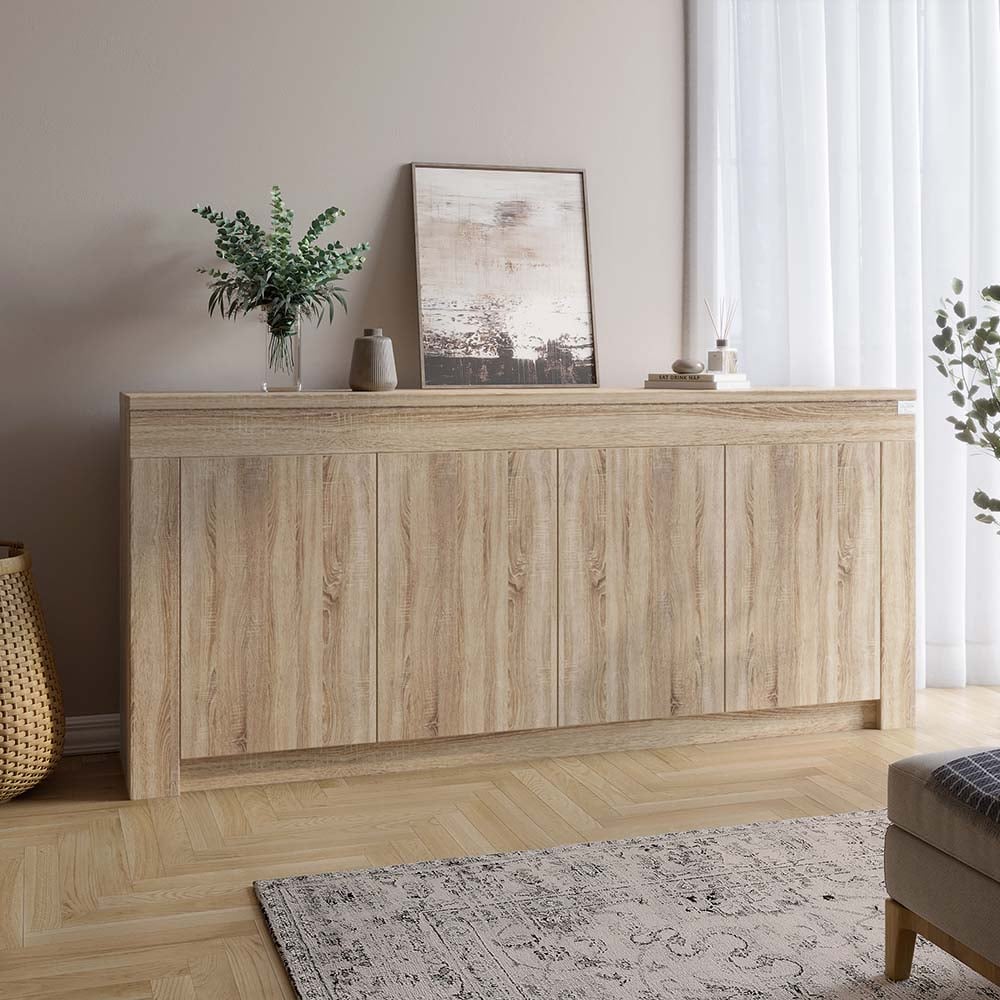 Комод Lion Ларрі-1 190x35x84 см Дуб Сонома/Трюфель (LION-041038)