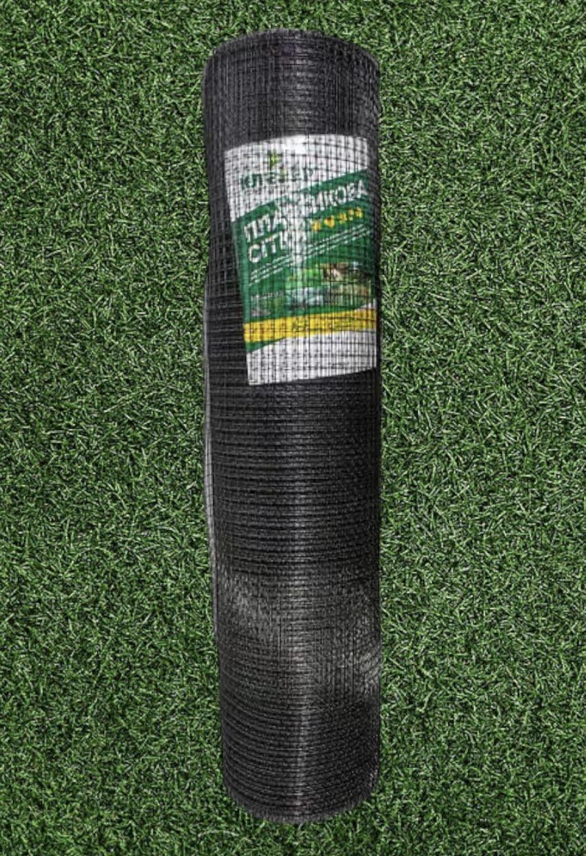 Сетка защитная от птиц Клевер Птичка 1,5х100 м ячейка 12х14 мм Черный