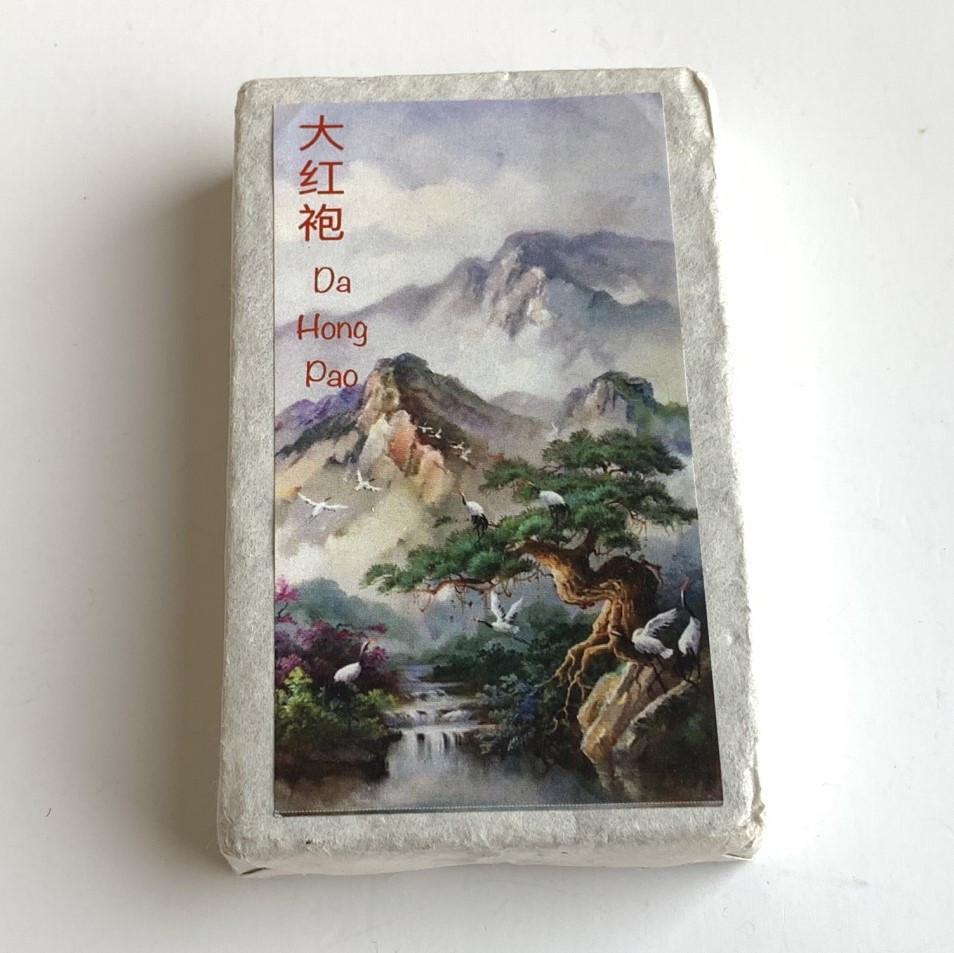 Чай Скальный Да Хун Пао прессованный кирпич 100 г