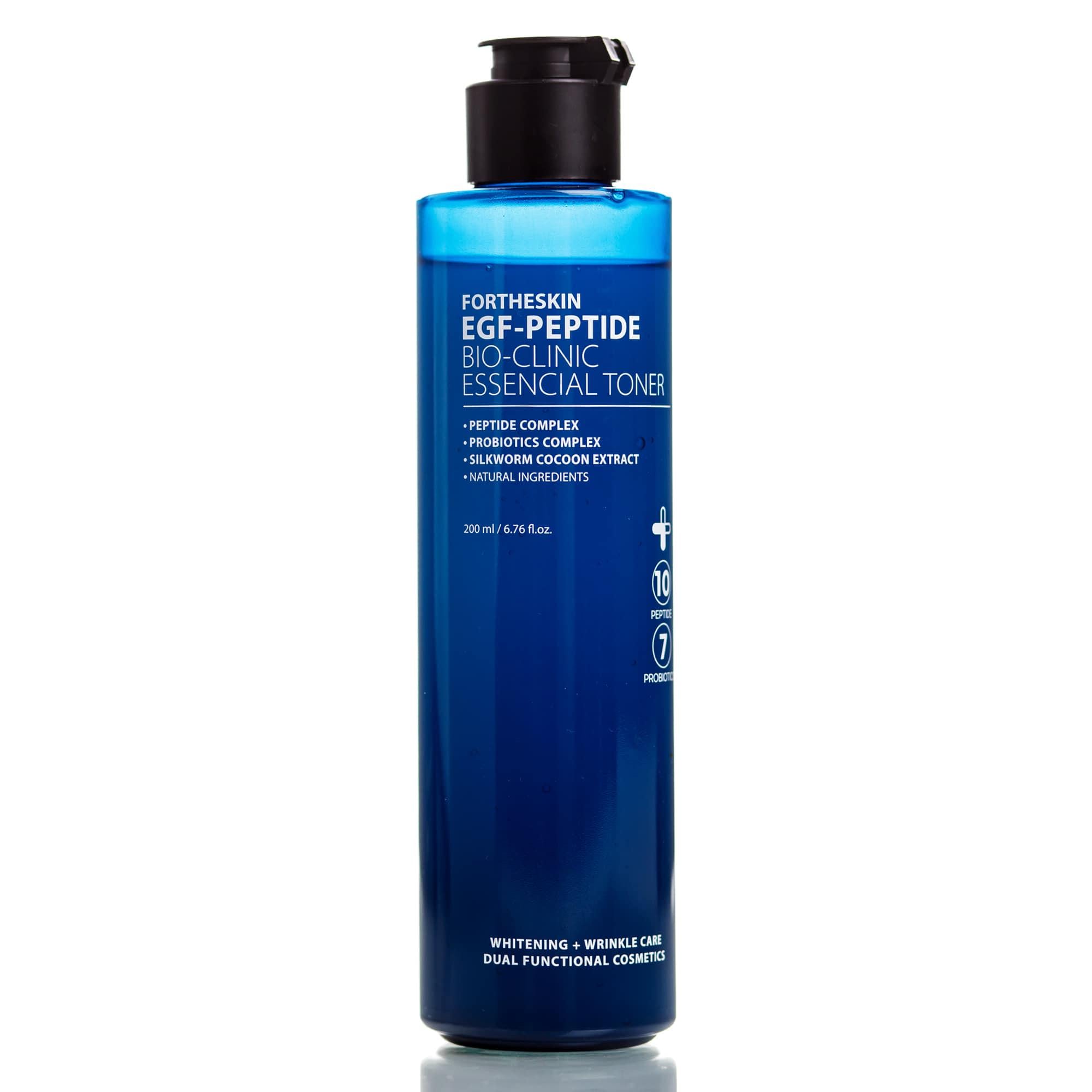 Тонер для лица антивозрастной Fortheskin EGFpeptide Bio Clinic Essencial Toner 200 мл