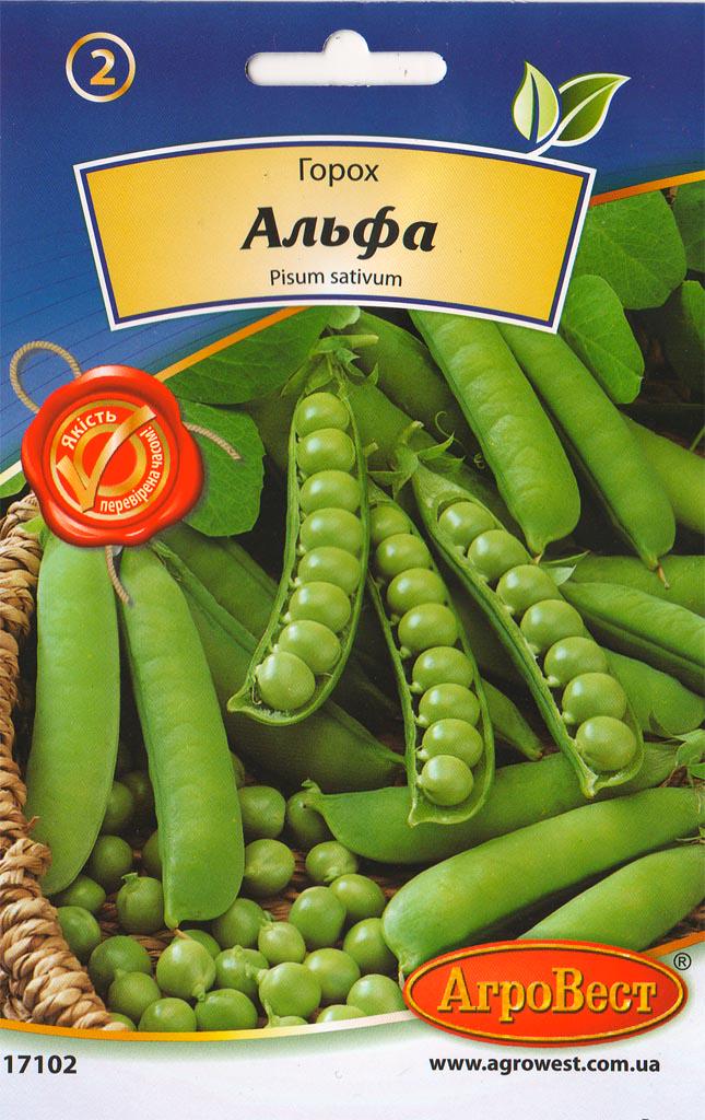 Семена АгроВест горох Альфа 30 г (17102)