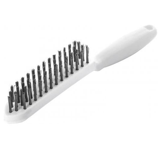 Щітка ручна спеціальна Lessmann сталевий дріт 0,35 мм пластикова рукоятка 18514100 285х130 мм (11532)