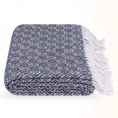 Плед солнце 140х200 см Синий - фото 1 Плед солнце 140х200 см Синий - фото 1