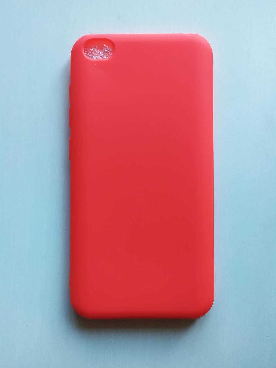 Силиконовый чехол Xiaomi Redmi Go матовый Красный 2078P - фото 2 Силиконовый чехол Xiaomi Redmi Go матовый Красный 2078P - фото 2