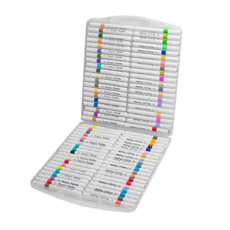 Набор скетч-маркеров акриловых YULIN водостойкие в кейсе 80 шт. (MX-00009309) - фото 2 Набор скетч-маркеров акриловых YULIN водостойкие в кейсе 80 шт. (MX-00009309) - фото 2
