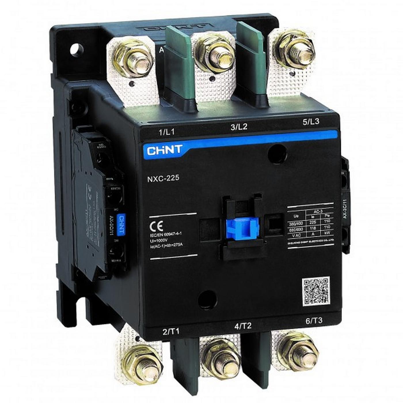 Контактор CHINT NXC-160 400V 50/60Hz 2NO+2NC (956551)