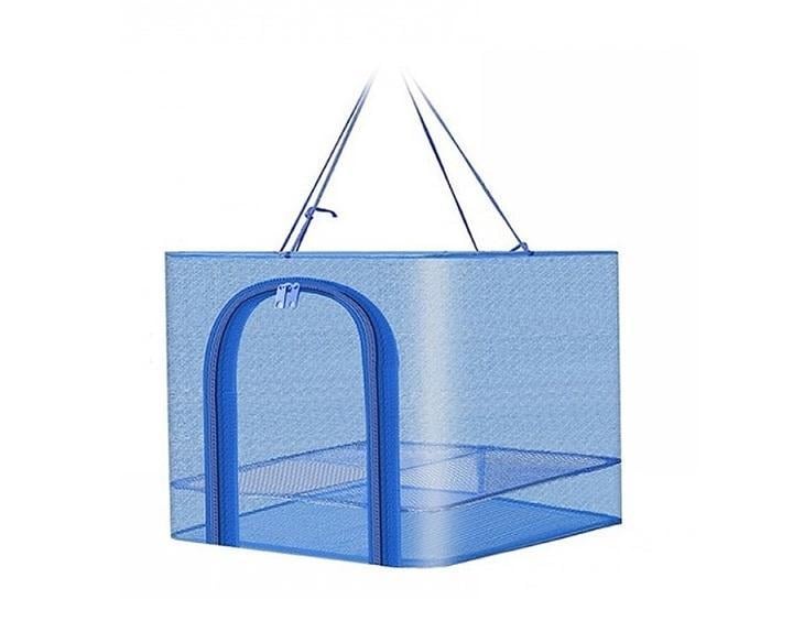 Сушарка для риби/фруктів/овочів/грибів підвісна 1 рівень 35х35х35 см (НР051545)