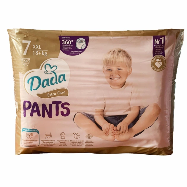 Подгузники-трусики детские Dada Extra Care 7 XXL 18+кг 34 шт. (97719757)