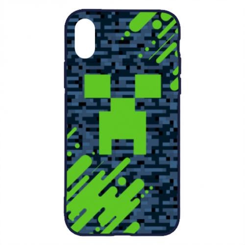Чехол для iPhone X/Xs Minecraft Creeper