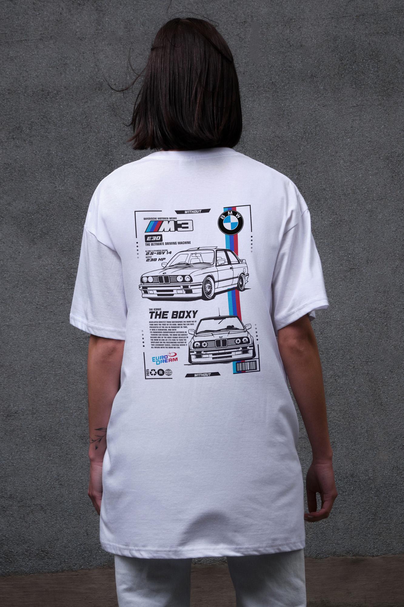 Футболка женская Without с принтом BMW оверсайз S/M White (S8049631) Футболка женская Without с принтом BMW оверсайз S/M White (S8049631)